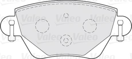 Valeo 301434 - Brake Pad Set, disc brake www.parts5.com