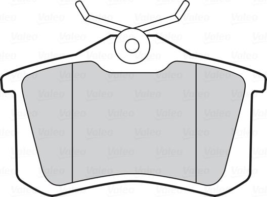 Valeo 301474 - Brake Pad Set, disc brake parts5.com