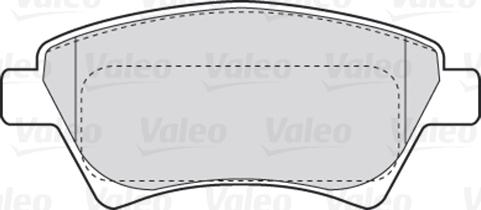 Valeo 301558 - Piduriklotsi komplekt,ketaspidur www.parts5.com