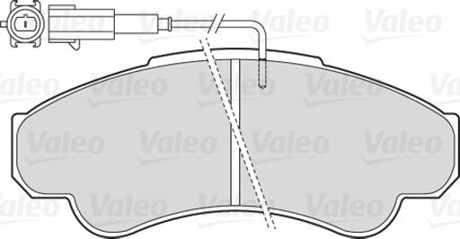 Valeo 301569 - Jarrupala, levyjarru www.parts5.com