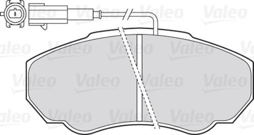 Valeo 301568 - Тормозные колодки, дисковые, комплект www.parts5.com