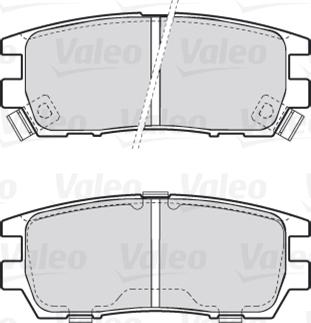 Valeo 301519 - Juego de pastillas de freno www.parts5.com