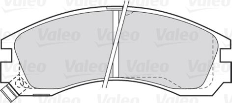 Valeo 301517 - Kit de plaquettes de frein, frein à disque www.parts5.com