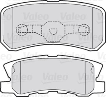 Valeo 301520 - Sada brzdových destiček, kotoučová brzda www.parts5.com