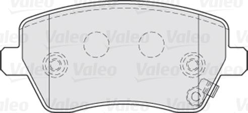 Valeo 301641 - Тормозные колодки, дисковые, комплект www.parts5.com