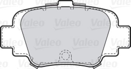 Valeo 301642 - Brake Pad Set, disc brake www.parts5.com