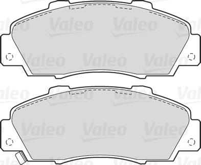 Valeo 301627 - Set placute frana,frana disc www.parts5.com