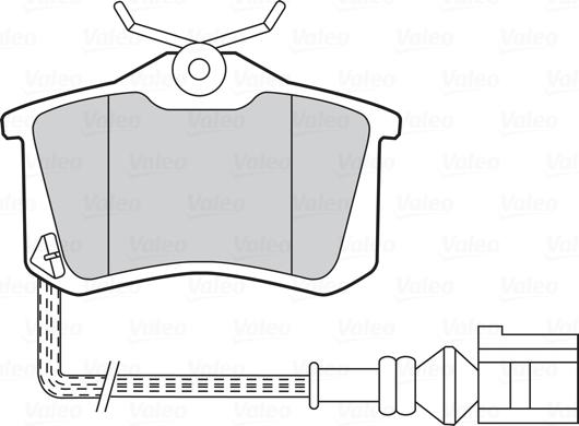 Valeo 301674 - Brake Pad Set, disc brake www.parts5.com