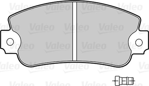 Valeo 301091 - Brake Pad Set, disc brake www.parts5.com