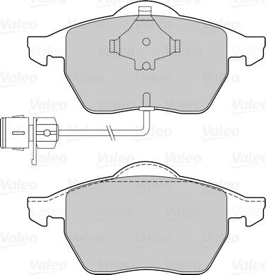 Valeo 301049 - Set placute frana,frana disc www.parts5.com