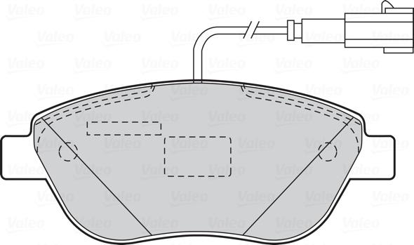 Valeo 301050 - Brake Pad Set, disc brake www.parts5.com