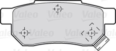 Valeo 301053 - Тормозные колодки, дисковые, комплект www.parts5.com