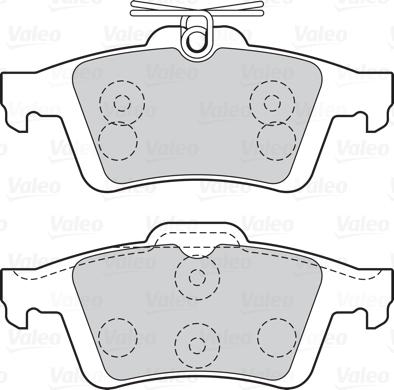 Valeo 301019 - Brake Pad Set, disc brake www.parts5.com