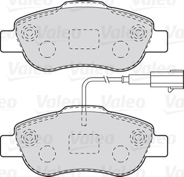 Valeo 301015 - Set placute frana,frana disc www.parts5.com