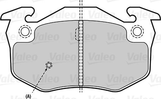 Valeo 301080 - Bremsbelagsatz, Scheibenbremse www.parts5.com