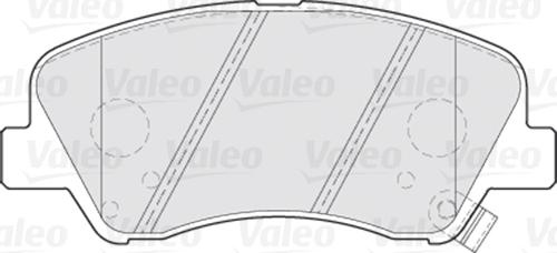 Valeo 301021 - Sada brzdových platničiek kotúčovej brzdy www.parts5.com