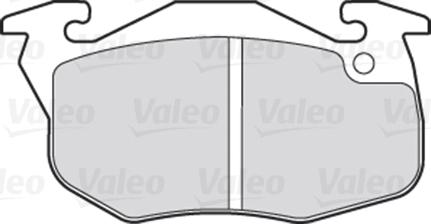 Valeo 301075 - Комплект спирачно феродо, дискови спирачки www.parts5.com