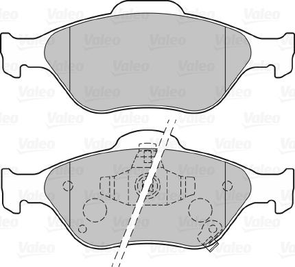 Valeo 301076 - Set placute frana,frana disc www.parts5.com