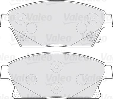 Valeo 301070 - Set placute frana,frana disc www.parts5.com