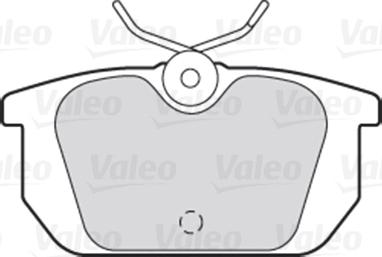 Valeo 301142 - Bremsbelagsatz, Scheibenbremse www.parts5.com