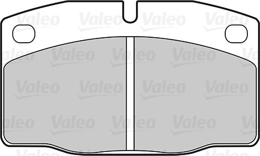 Valeo 301182 - Brake Pad Set, disc brake www.parts5.com