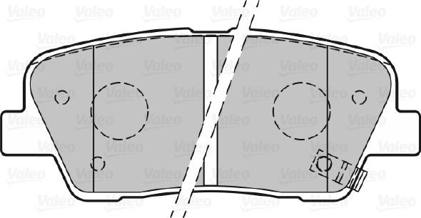 Valeo 301134 - Komplet zavornih oblog, ploscne (kolutne) zavore www.parts5.com