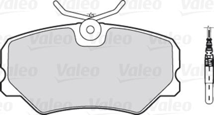 Valeo 301179 - Set placute frana,frana disc www.parts5.com