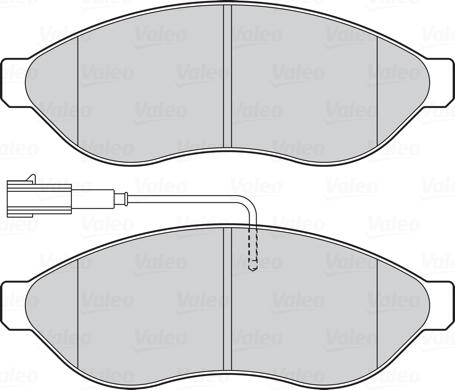 Valeo 301891 - Brake Pad Set, disc brake www.parts5.com