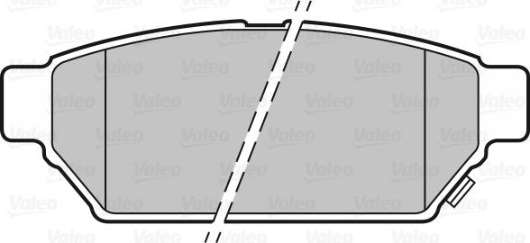 Valeo 301844 - Komplet zavornih oblog, ploscne (kolutne) zavore www.parts5.com