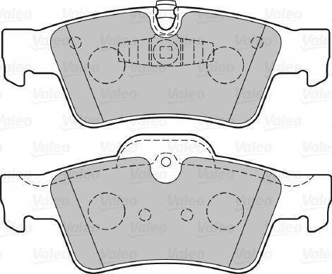 Valeo 301802 - Σετ τακάκια, δισκόφρενα www.parts5.com