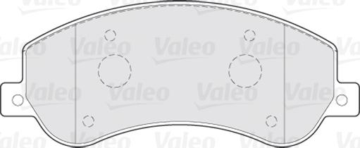 Valeo 301816 - Brake Pad Set, disc brake www.parts5.com