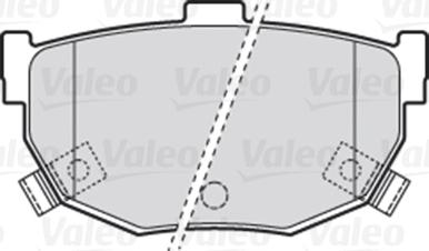 Valeo 301817 - Bremsbelagsatz, Scheibenbremse www.parts5.com