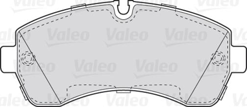 Valeo 301881 - Brake Pad Set, disc brake www.parts5.com