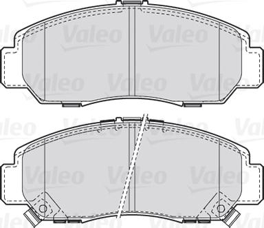 Valeo 301887 - Brake Pad Set, disc brake www.parts5.com