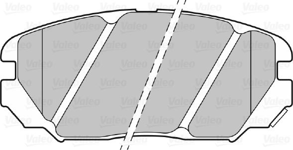 Valeo 301348 - Brake Pad Set, disc brake www.parts5.com