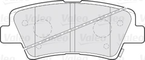 Valeo 301301 - Brake Pad Set, disc brake parts5.com