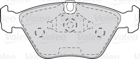 Valeo 301310 - Brake Pad Set, disc brake www.parts5.com