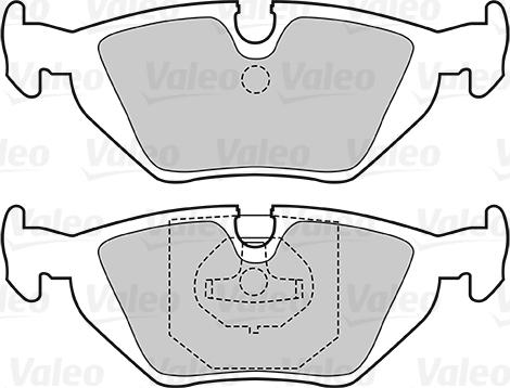 Valeo 301386 - Brake Pad Set, disc brake parts5.com