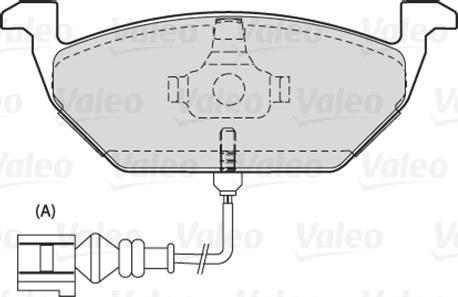 Valeo 301332 - Piduriklotsi komplekt,ketaspidur www.parts5.com