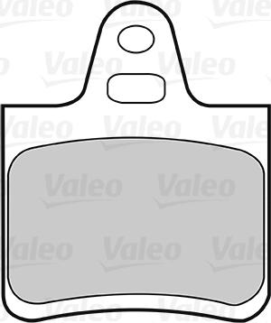 Valeo 301292 - Brake Pad Set, disc brake www.parts5.com