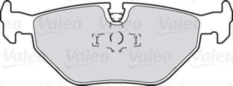 Valeo 301259 - Тормозные колодки, дисковые, комплект www.parts5.com