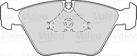 Valeo 301231 - Тормозные колодки, дисковые, комплект www.parts5.com