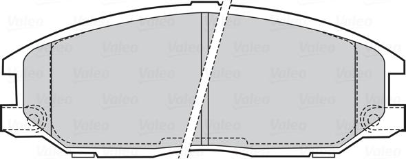 Valeo 301759 - Set placute frana,frana disc www.parts5.com