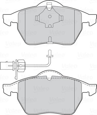 Valeo 301751 - Brake Pad Set, disc brake parts5.com