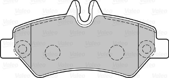 Valeo 301728 - Brake Pad Set, disc brake www.parts5.com