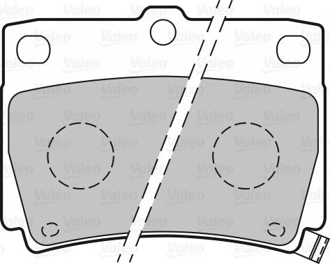 Valeo 301778 - Sada brzdových destiček, kotoučová brzda www.parts5.com