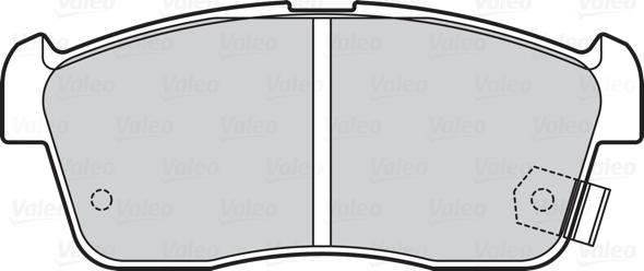 Valeo 302055 - Brake Pad Set, disc brake www.parts5.com