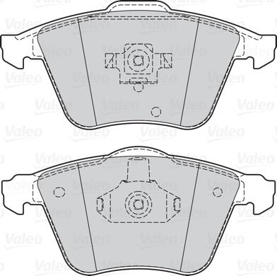 Valeo 302068 - Piduriklotsi komplekt,ketaspidur www.parts5.com