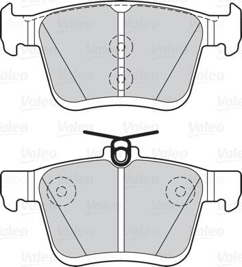 Valeo 302146 - Juego de pastillas de freno www.parts5.com