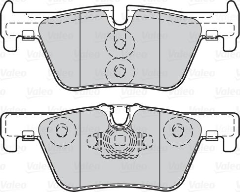 Valeo 302142 - Set placute frana,frana disc www.parts5.com